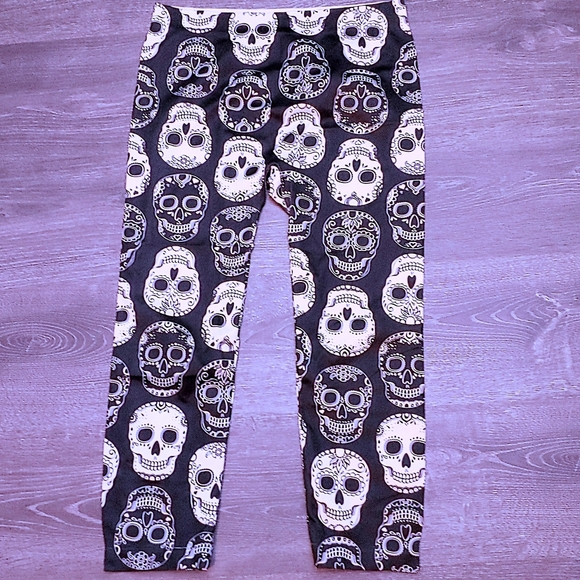 No Boundaries | Pants u0026 Jumpsuits | No Boundaries Black And White Sugar  Skull Leggings | Poshmark